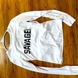 Savage barbell cross back long sleeve